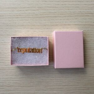 ✨SALE 2/$20✨ Taylor Swift Reputation Necklace (Fan Made)